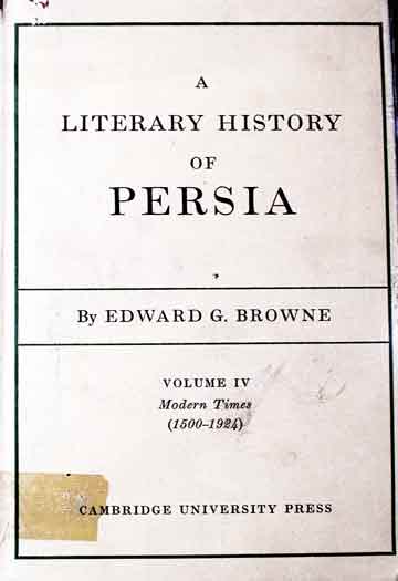 Literary History of Persia
