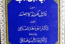 Arbi Zuban-o-Adab Mein Rohail Khand Ka Hissa