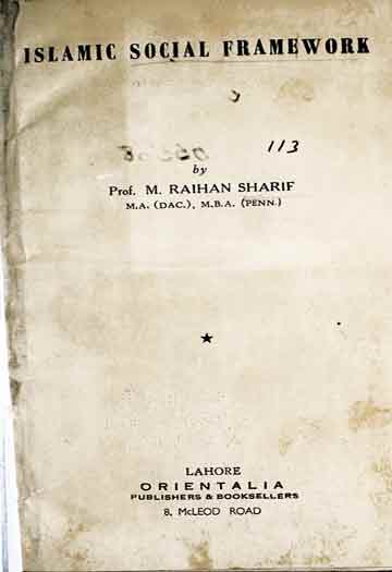 Islamic socia framework