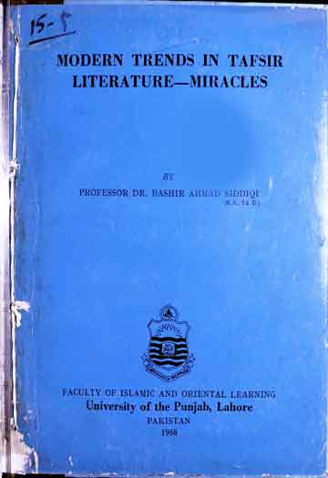 Modern Trends in Tafsir literature Miracles