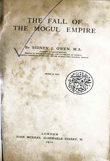 The Fall of Mughal Empire