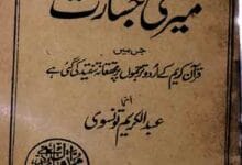 میری جسارت (قرآن کریم کے اردو ترجموں پر محققانہ نظر) 10 Meri Jasarat