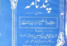 پند نامہ، حاشیہ قاضٰی سجاد حسین 6 Pand Nama Hashaia Qazi Sajjad