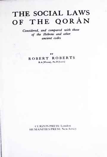 The social laws of the qoran