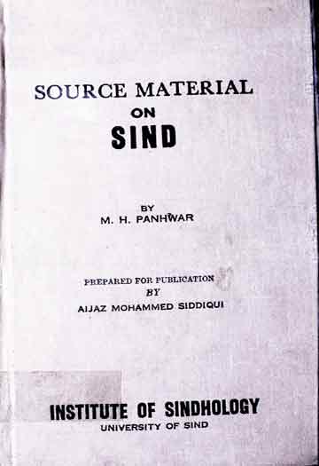 Sources Material on Sindh