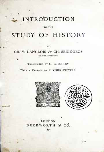 Introduction to The Study of History
