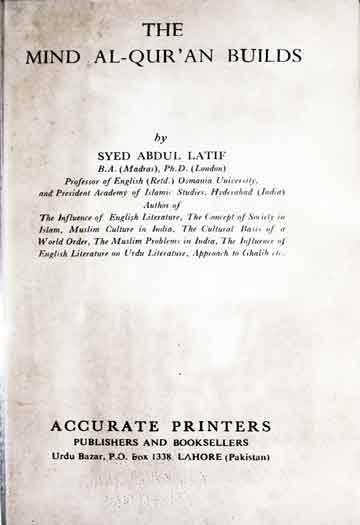 The mind al-Quran builds