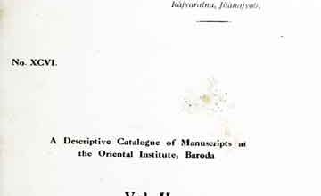 Catalogue Of Manuscripts At Broda